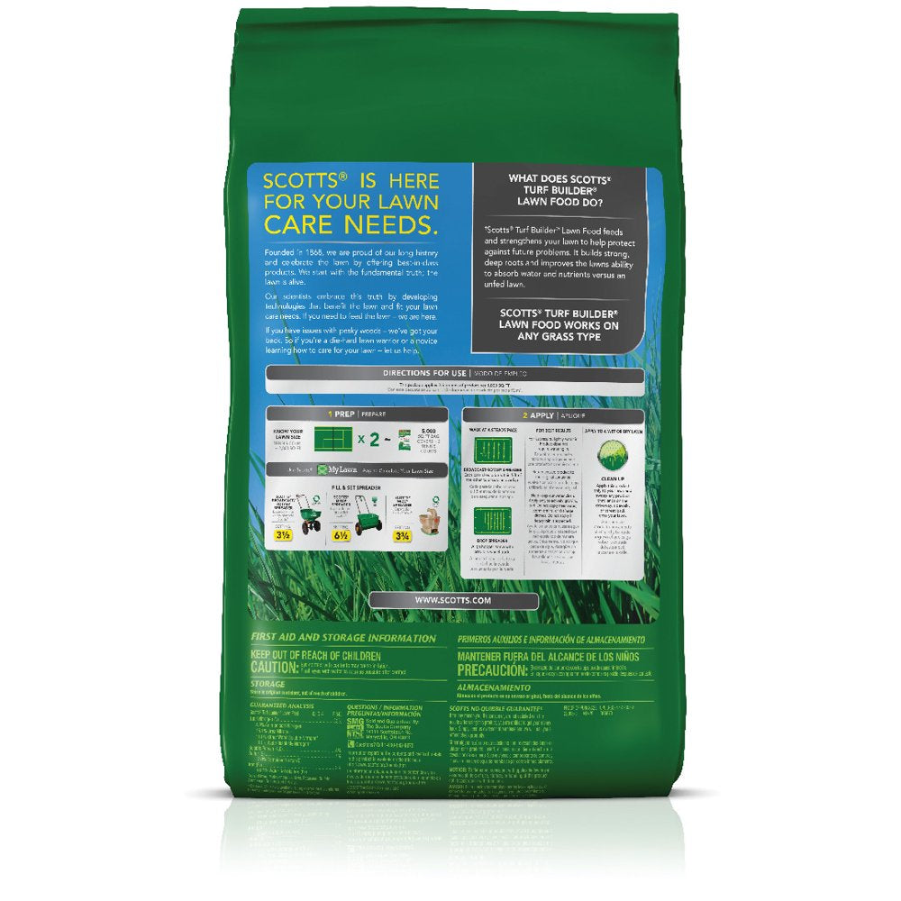 Scotts Turf Builder Lawn Fertilizer, 5,000 Sq. Ft., 12.5 Lbs.