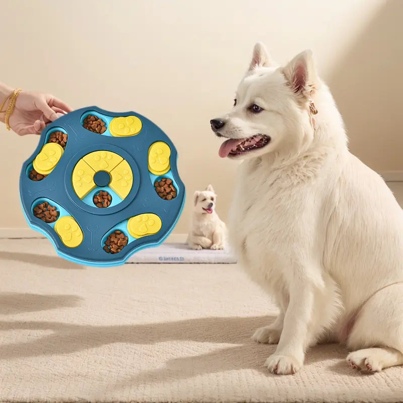 Interactive Puzzle Feeder Toy, Treat Dispensing Food Puzzle for Slow Feeding, Mental Stimulation & Boredom Relief