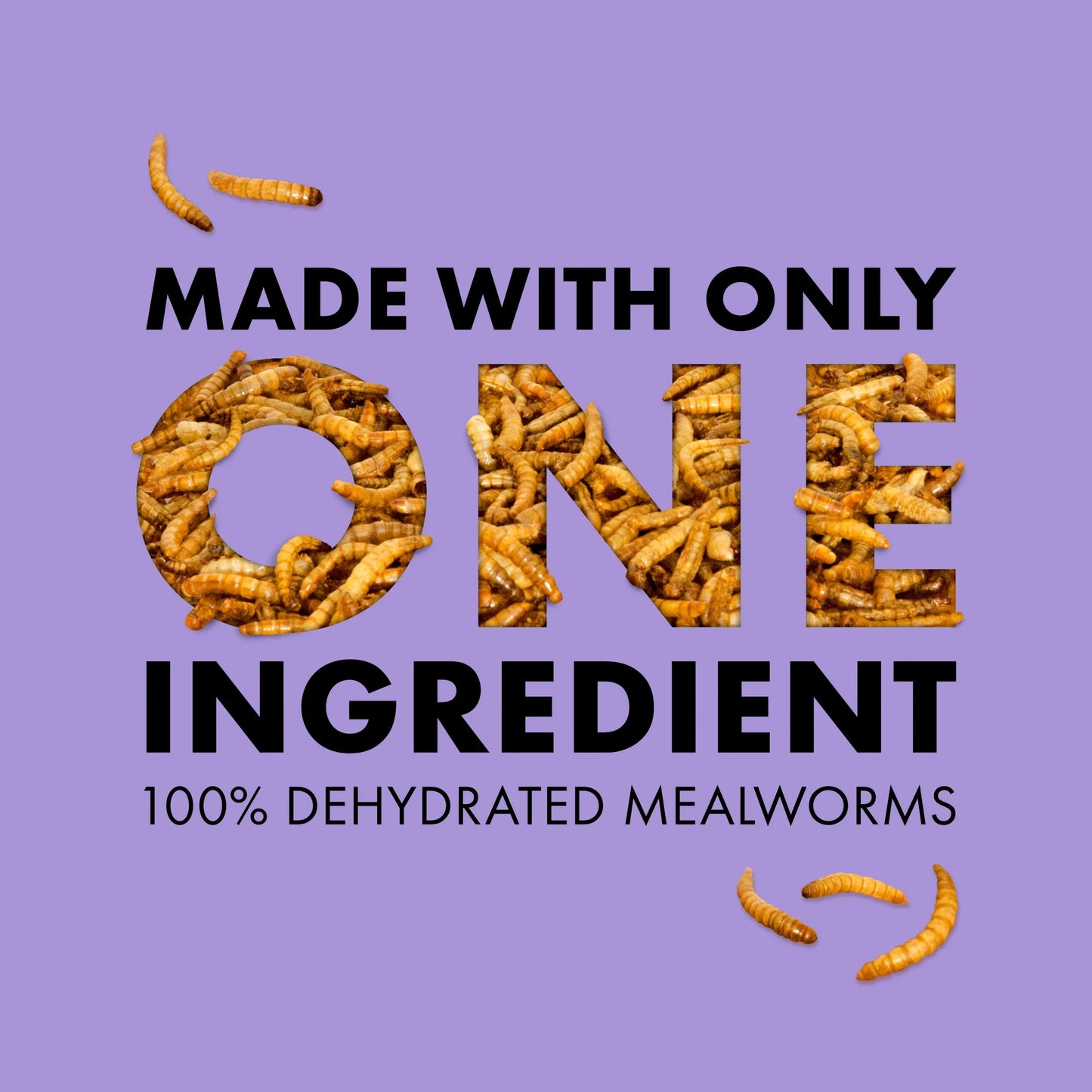 Zilla Reptile Munchies Mealworm Resealable Bag, 3.75 Ounces