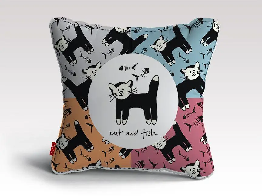 Cat Pattern Cushion/Pillow