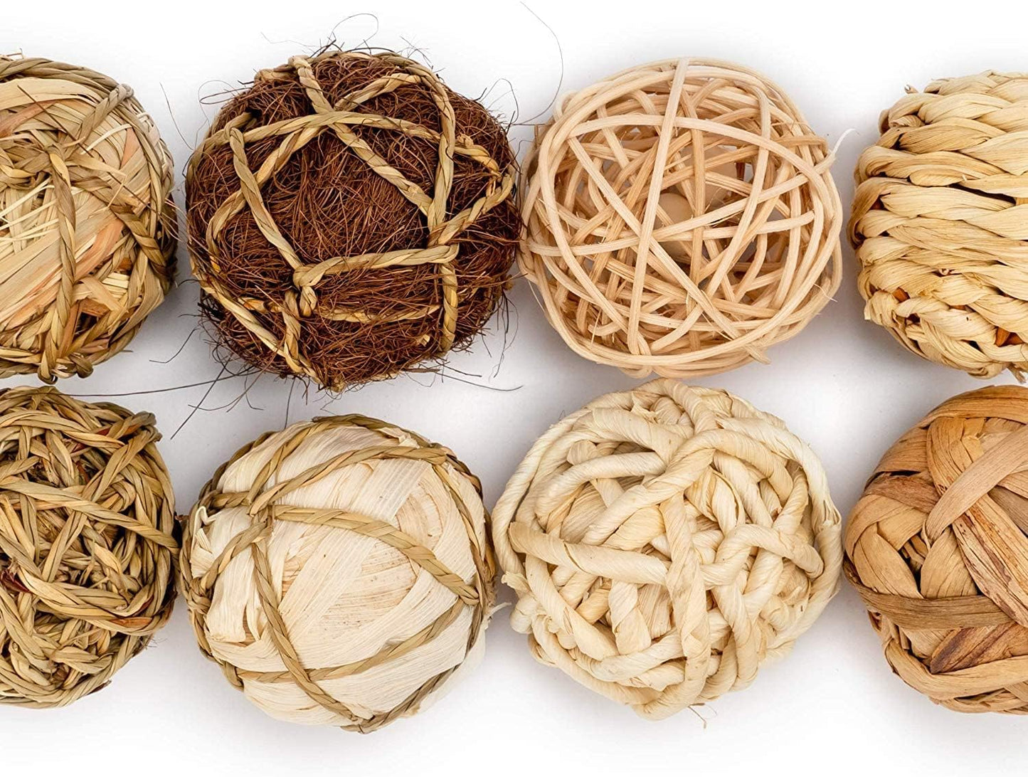 Andwe Small Animals Play & Activity Balls Rolling Chew Toys for Rabbits Guinea Pigs Chinchilla