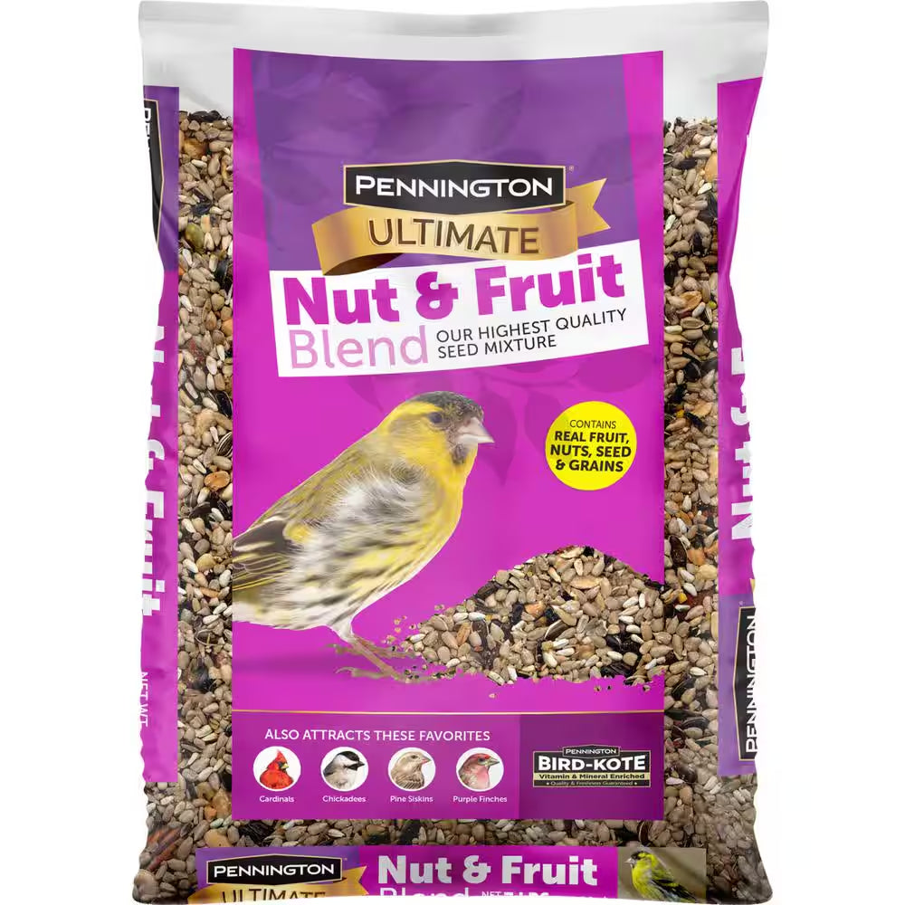 Ultimate 7 Lb. Nut and Fruit Bird Seed Food Blend Wild Bird Seed Mix