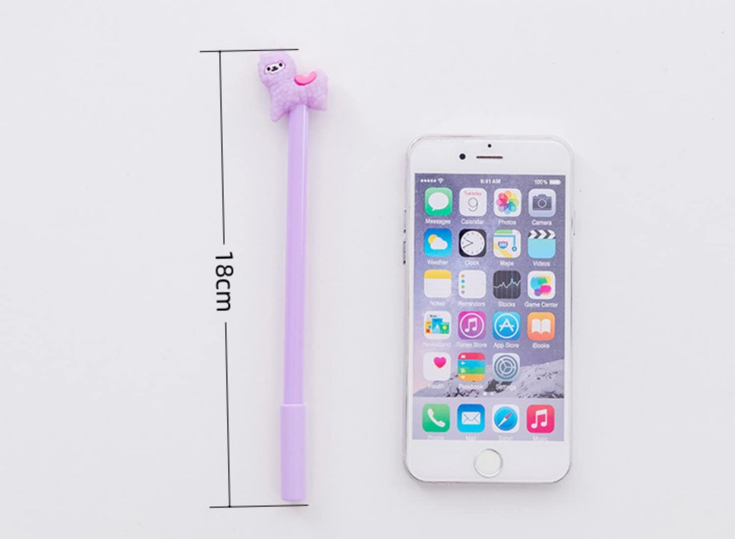 Chinshwehaw Cartoon Animal Alpaca Pens Sheep Camel Gel Pen Neutral Pens Cute Cartoon Gel Ink Pens Cartoon Animal Writing Pens 0.5 Mm Assorted Styles Pens Stationery 8Pack