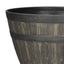 Better Homes & Gardens 20" X 20" X 13" Brown Resin Whiskey Barrel Planter