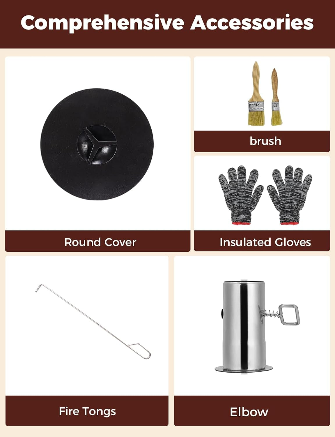 Upgraded Tent Stove, Portable Wood Burning Stove for Outdoor Camping
