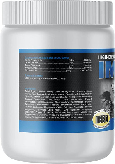 Annamaet Impact – High-Energy Dense Nutrition Supplement for Dogs – Helps Support Healthy Weight in Canine Athletes, Post-Surgical Dogs and Dogs with Fast Metabolism - 1 Lb