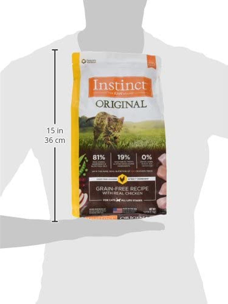 Instinct Original Grain Free Recipe with Real Chicken Natural Dry Cat Food, 5 Lb. Bag