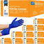 Inspire Nitrile Exam Gloves | the ORIGINAL Quality Stretch Nitrile, Cobalt Blue | 4.5 Gloves Disposable Latex Free Medical EMT (Medium (Pack of 1000), Case of 1000)