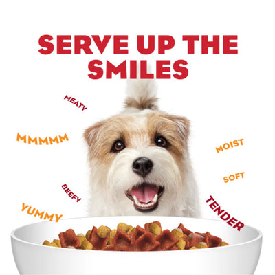 Purina Moist & Meaty Wet Dog Food, Rise & Shine Awaken Bacon & Egg Flavor, 12 Ct. Pouch