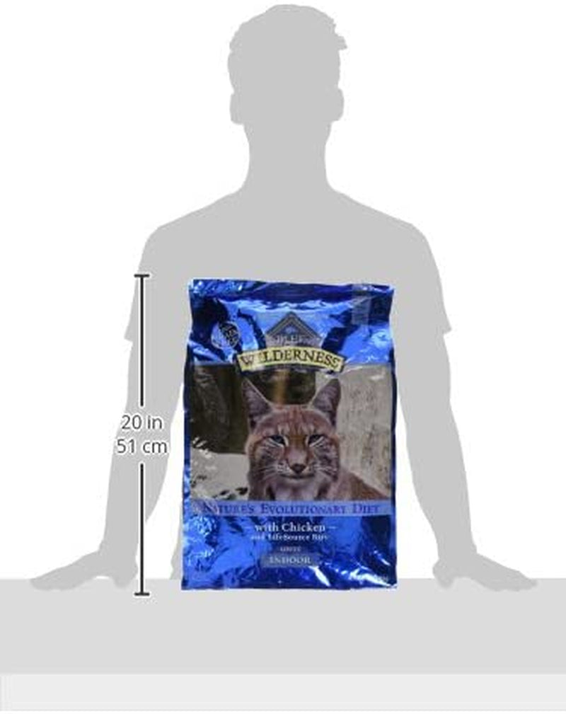 Blue Buffalo Wilderness High Protein, Natural Adult Indoor Dry Cat Food, Chicken 11-Lb