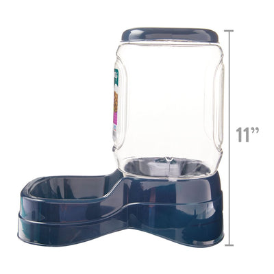 Vibrant Life Gravity Pet Feeder, Blue, Medium for Dogs and Cats, 5 Pound Capacity