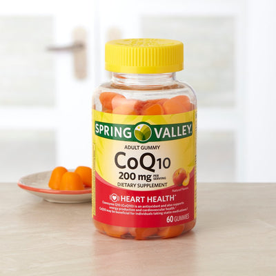 Spring Valley Coq10 Adult Gummies, 200 Mg, 60 Ct