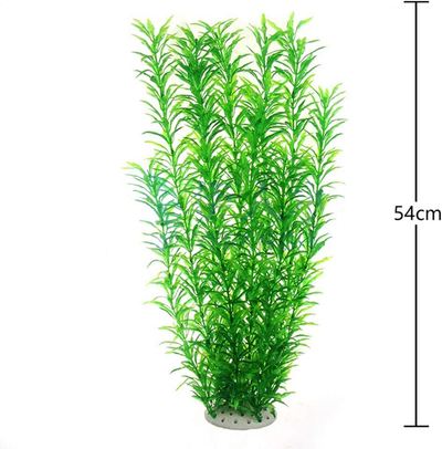 Large Freshwater Aquarium Plants Artificial Plastic Fish Tank Plants Decoration Ornaments Safe for All Fish 20 Inches Tall