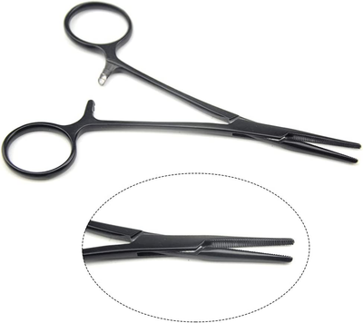 Pet Colourful Stainless Steel Hemostat Hemostatic Forcep,Pet Ear Hair Pull Forcep,Bend Head and Straight Head Kit