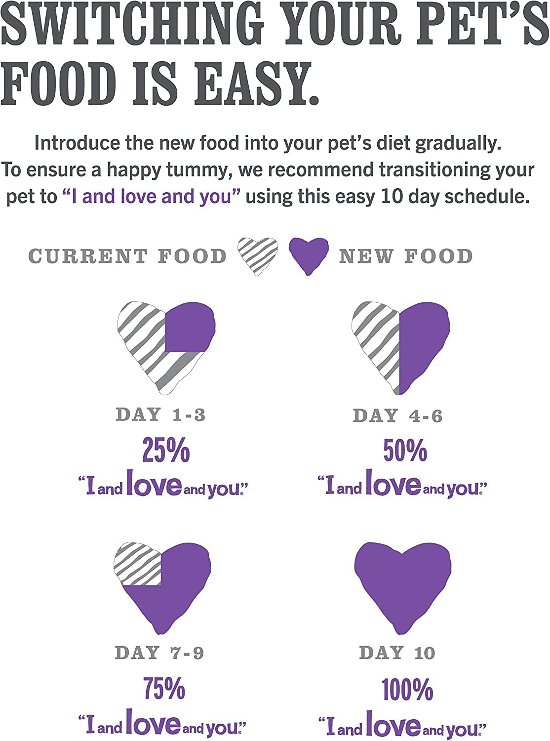 "I and Love and You" Naked Essentials Wet / Canned Dog Food - Grain Free, Cage Free, Free Range - for Large and Small Dogs (Variety of Flavors)