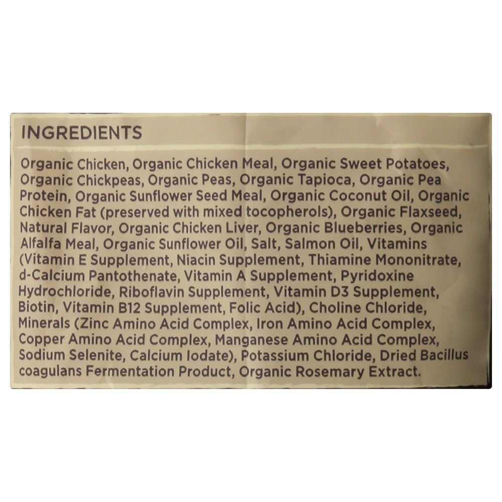 Castor & Pollux - Organix Organic Grain Free Dry Dog Food Chicken & Sweet Potato Recipe - 4 Lbs.