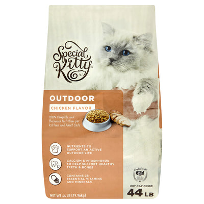 Outdoor Formula Dry Cat Food, 44 Lb