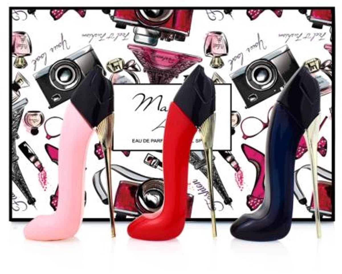 Okian Cool Girl High Heel Perfume Gift Set Box for Women Eau De Parfum 1Oz (3Pack)
