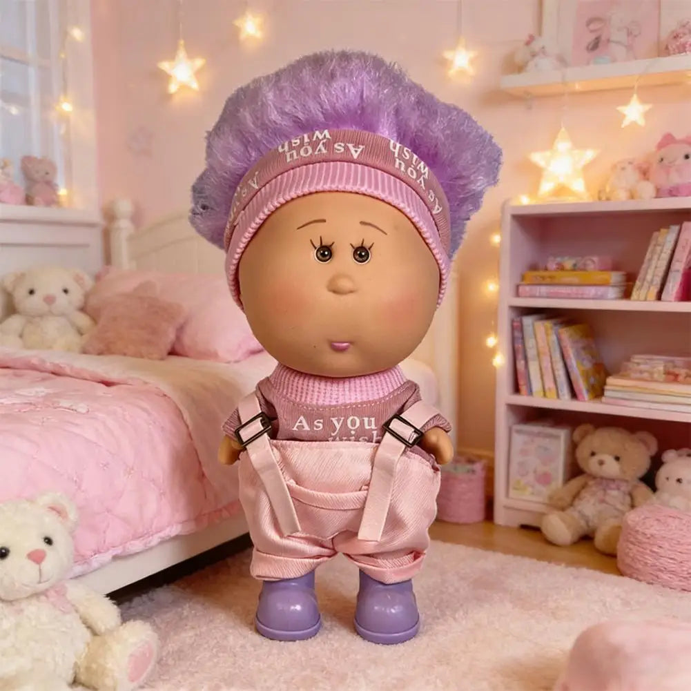 Cute Spanish Potato Doll Mia 18Cm Vinyl Head Soft Plush Body for Girls Boys Birthday Surprise Christmas Gift Toy