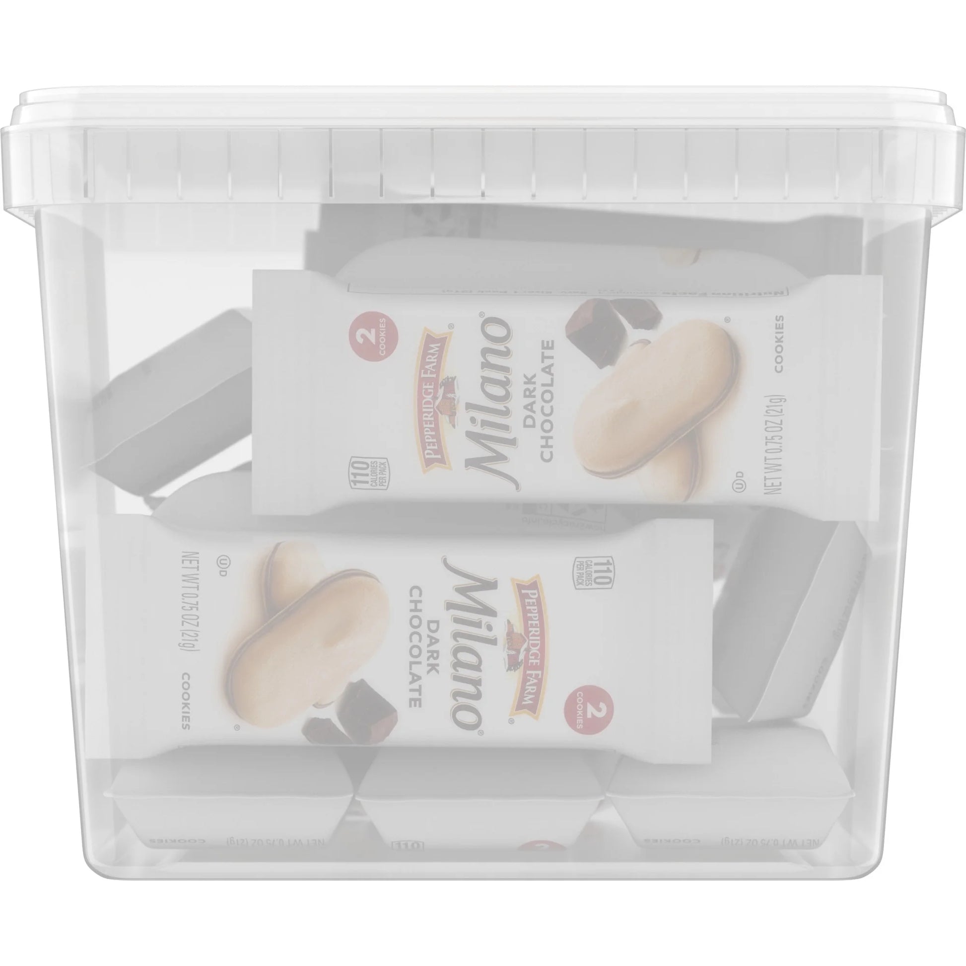 Pepperidge Farm Milano Cookies, Dark Chocolate, 20 Packs, 2 Cookies per Pack