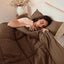 Exclusivo Mezcla Lightweight Reversible Queen Size Comforter Set, down Alternative Comforter with 2 Pillow Sham, Queen Size Bedding Set for All Seasons, Brown/Khaki