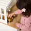 Best Choice Products Pretend Play Wooden Farmhouse Kitchen Set W/ Storage, Clicking Knobs, 5 Accessories - Rose