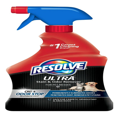 Resolve Ultra, 32 Oz, Stain & Odor Remover for Pet Messes