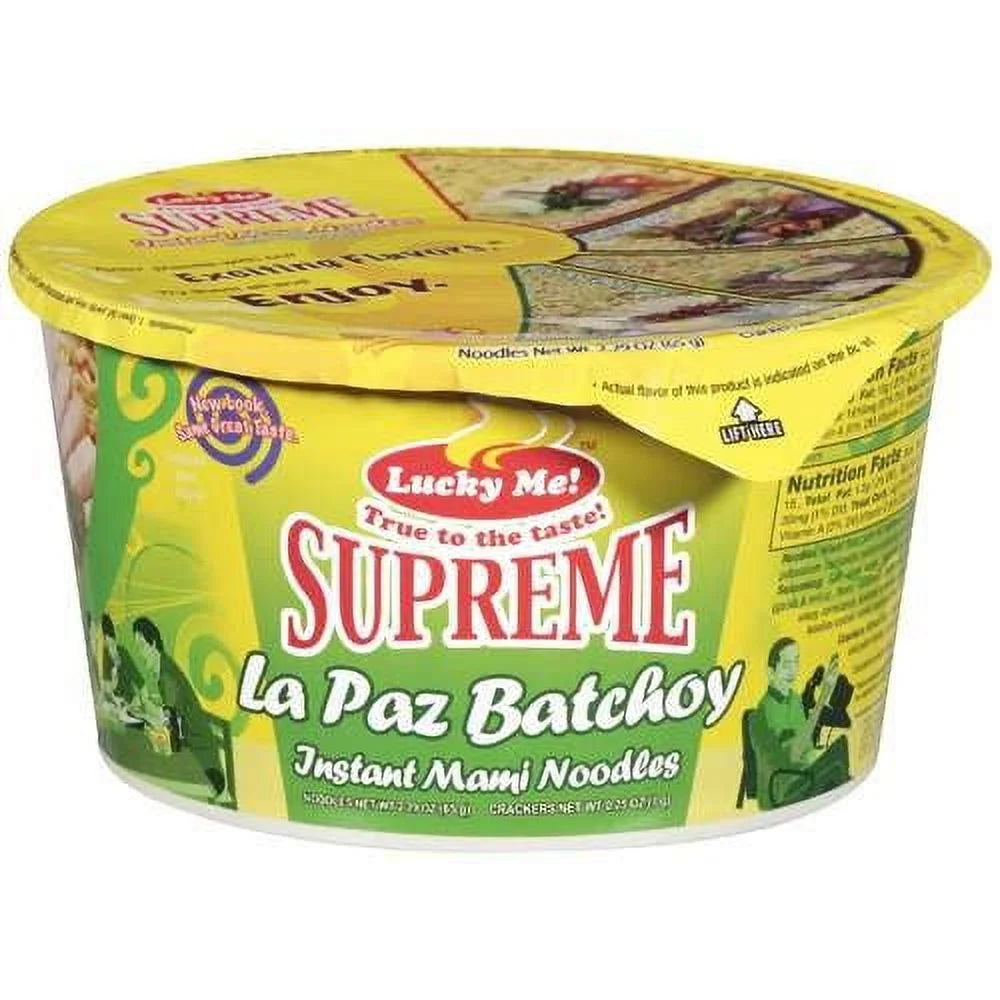 (6 Pack) Lucky Me La Paz Batchoy Supreme Noodles, 2.29 Oz