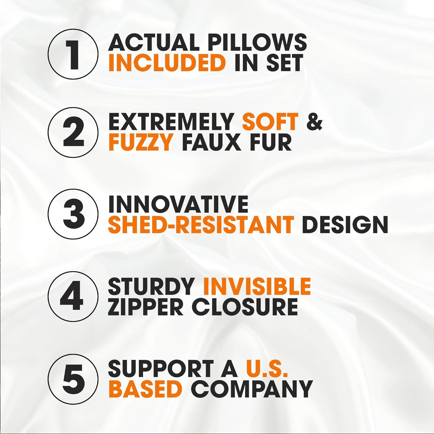 Cheer Collection Faux Fur Throw Pillows - Decorative Pillows for Couch, Bed Throw Pillows, Maroon Accent Pillows for Bedroom or Living Room Aesthetic, Set of 2 Furry Throw Pillows, 24" X 24"