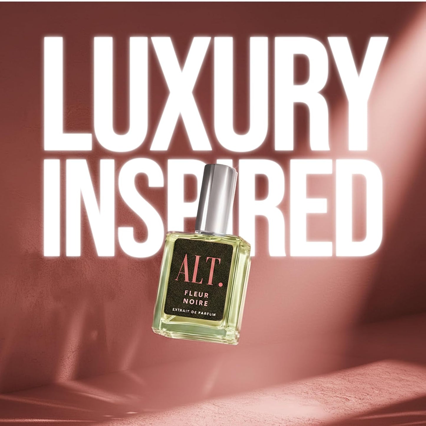 ALT. FRAGRANCES Fleur Noire - Inspired by Blk Opiu.M Perfume for Women, Extrait De Parfum, Long Lasting Fragrance with Coffee, Jasmine & Vanilla Notes, 60Ml