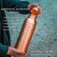 Kosdeg Copper Water Bottle - 34 Oz and Cup 12 Oz - a Hammered Ayurvedic Pure Copper Vessels for Drinking - Drink More Water, Lower Your Sugar Intake and Enjoy the Health Benefits Immediately