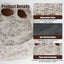 Kylinsure Paw Shape Calming Pet Bed, Plush Faux Fur Donut Bed for Dogs & Cats, Machine Washable, Non-Slip Bottom