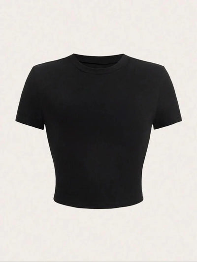 Women'S Letter Print round Neck Graphic Tee, Vintage Trendy Casual Soft Shortsleeve T-Shirt for Daily Wear, Graphic Tees, Lady Comfort Summer Outfit