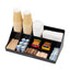Cup and Condiment Station, Countertop Org, Coffee Bar, Rayon from Bamboo, 18.13 In. L X 9.5 In. W X 6.5 In. H, Brown