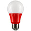 22-Watt Equivalent A19 LED Red Light Bulbs Medium E26 Base in Red (6-Pack)