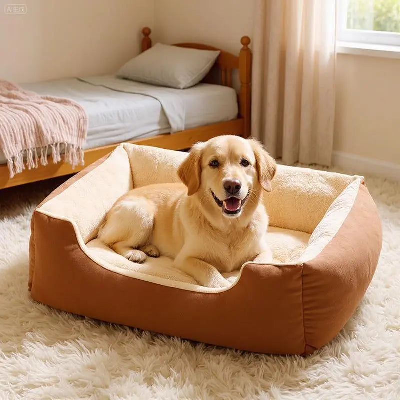 Winter Insulation Dog and Cat Beds, Cages, and Pads for Small, Medium, and Large Breeds of Dogs, Suitable for All Seasons, Dirt-Resistant, and Warm Cat Sleeping Bag Pet Lounge Bed