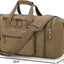 Gonex Canvas Duffle Bag for Travel 60L Duffel Overnight Weekend Bag(Coffee)