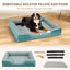 Payusd Dog Bed for Large Medium Small Dogs Orthopedic Waterproof Dog Sofa Bed Non Slip Pet Couch with Removable Washable Cover Supportive Foam M to XXL