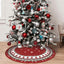 Christmas Tree Skirt 48 Inch Red Traditional Christmas Tree Decorations