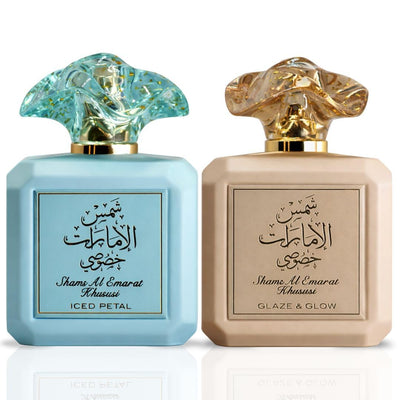 Ard Al Zaafaran Shams Al Emarat Khususi Glaze & Glow & Iced Petal Eau De Parfum Spray 100Ml (3.4 Oz)
