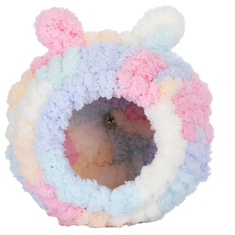 Cozy Bird Breeding & Resting Hut - Soft Snuggle Shelter, Warm Secure Space for Indoor Cages, Ideal for Budgie Cockatiel Conure Lovebird Canary Finch Hamster & Small Pets