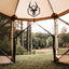 Gazelle Tents™, G6 6-Sided Portable Gazebo, Hub Screen Tent, Desert Sand, GG602DS