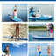 Naipo Inflatable Paddle Board Stand up Paddle Board 6 in Thick with Sup Accessories and Carry Bag and Fast Pumping for Adults and Youth