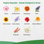 Organo Republic 21 Annual Wildflower Seeds Mix, 100,000+ Non-Gmo Heirloom Wildflower Garden Seeds