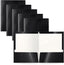 Better Office Products 2-Pocket Glossy Laminated Paper Folders, Letter Size,