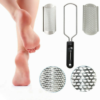 Pro 2 In1 Foot Callus Remover File  Stainless Steel  Pedicure Tools