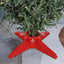 Christmas Tree Stand, Xmas Tree Base Stand, Christmas Tree Holder for Real Trees, Fits up to 8FT Real and Artificial Trees, Red