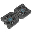 Dual USB Cooling Fan Pad Foldable Slim Fans Cooler Stand for Laptop PC Notebook