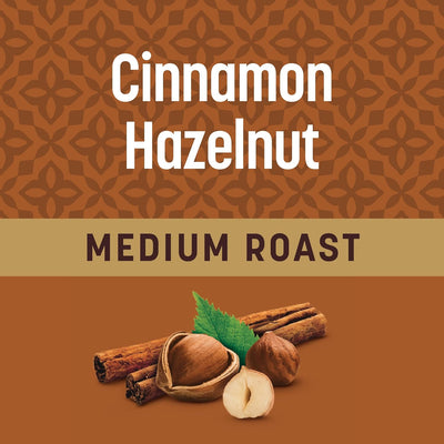 Don Francisco'S Cinnamon Hazelnut Coffee Pods, Medium Roast, 55Ct | Compatible with Keurig Coffee Pod Brewers, 100% Arabica Coffee, Convenient Single Serve Brewing, Fresh Brew in Every Cup