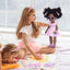 DONTNO 14.5 Inch Black Doll and Baby Doll Clothes and Accessories,Including Phone Sunglasses Shoes Makeup Accessories and Butterfly Theme Dress Best Gift for Girls Kids